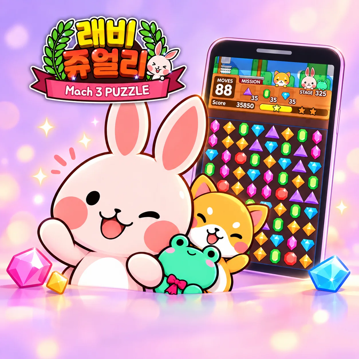 Raby Jewelry 퍼즐 화면